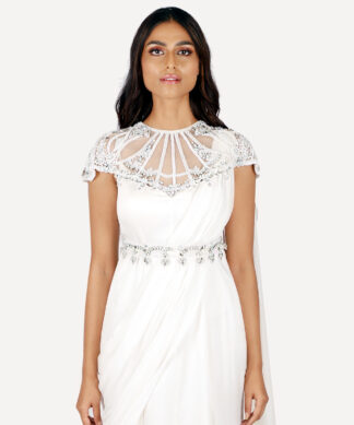 old saree renew | Long gown design, Girls frock design, Long dress design