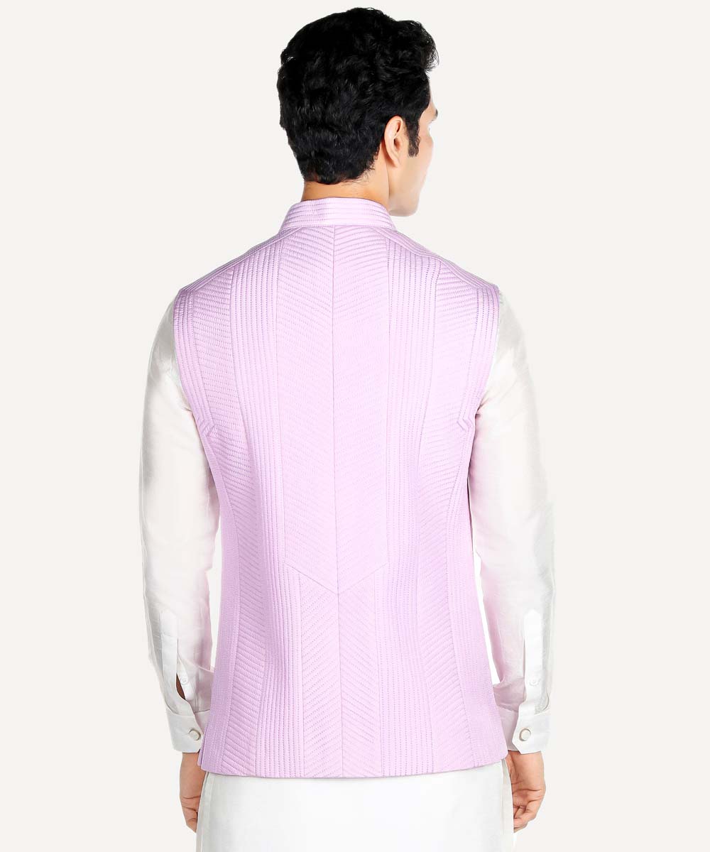 Signature Pink Cut & Sew And Hand Quilted Bandi